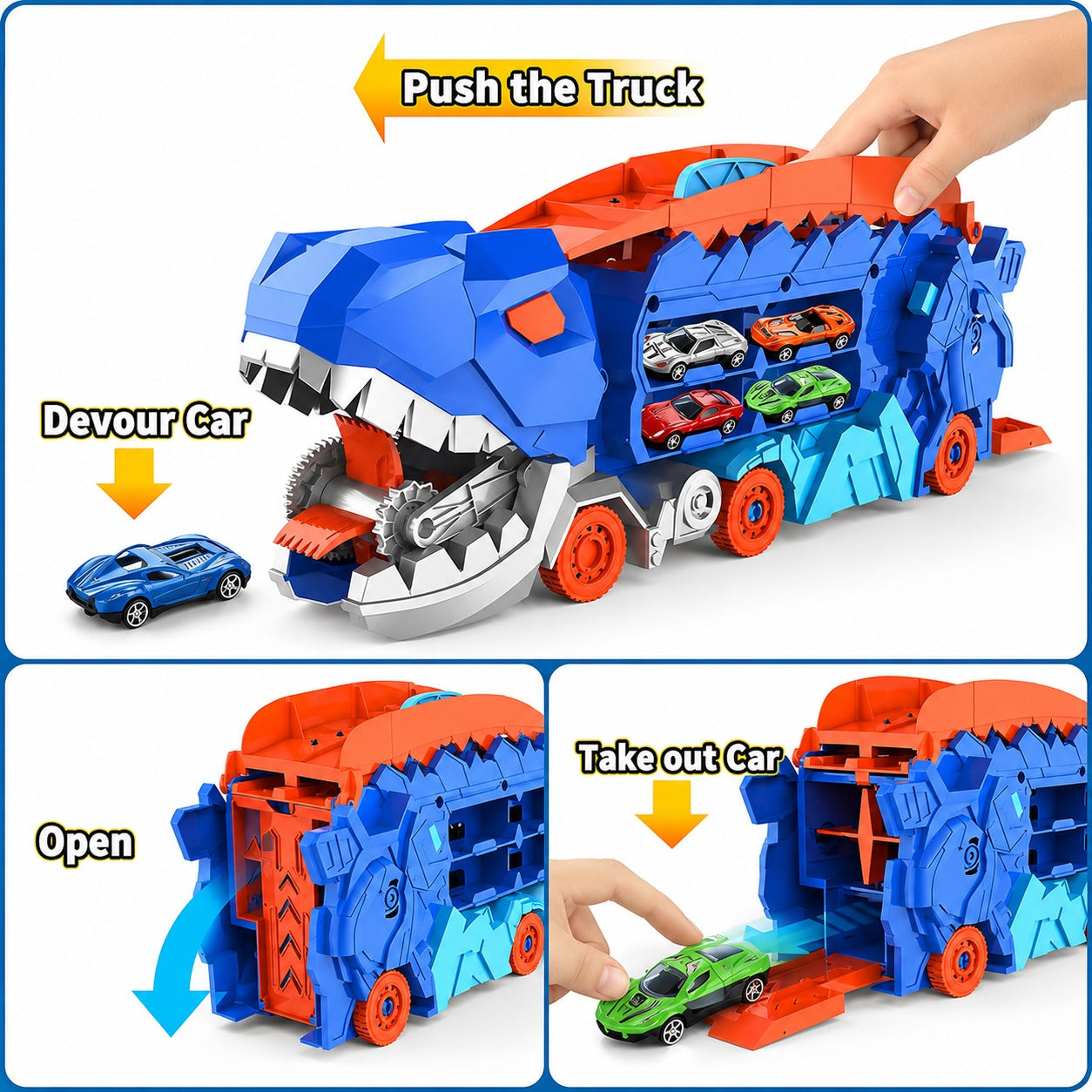 Dinosaur Transporter Truck