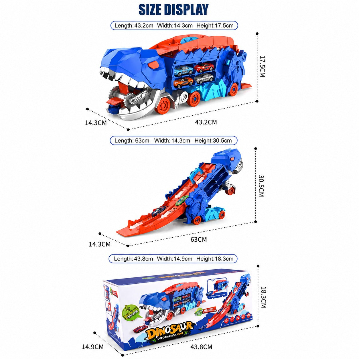 Dinosaur Transporter Truck
