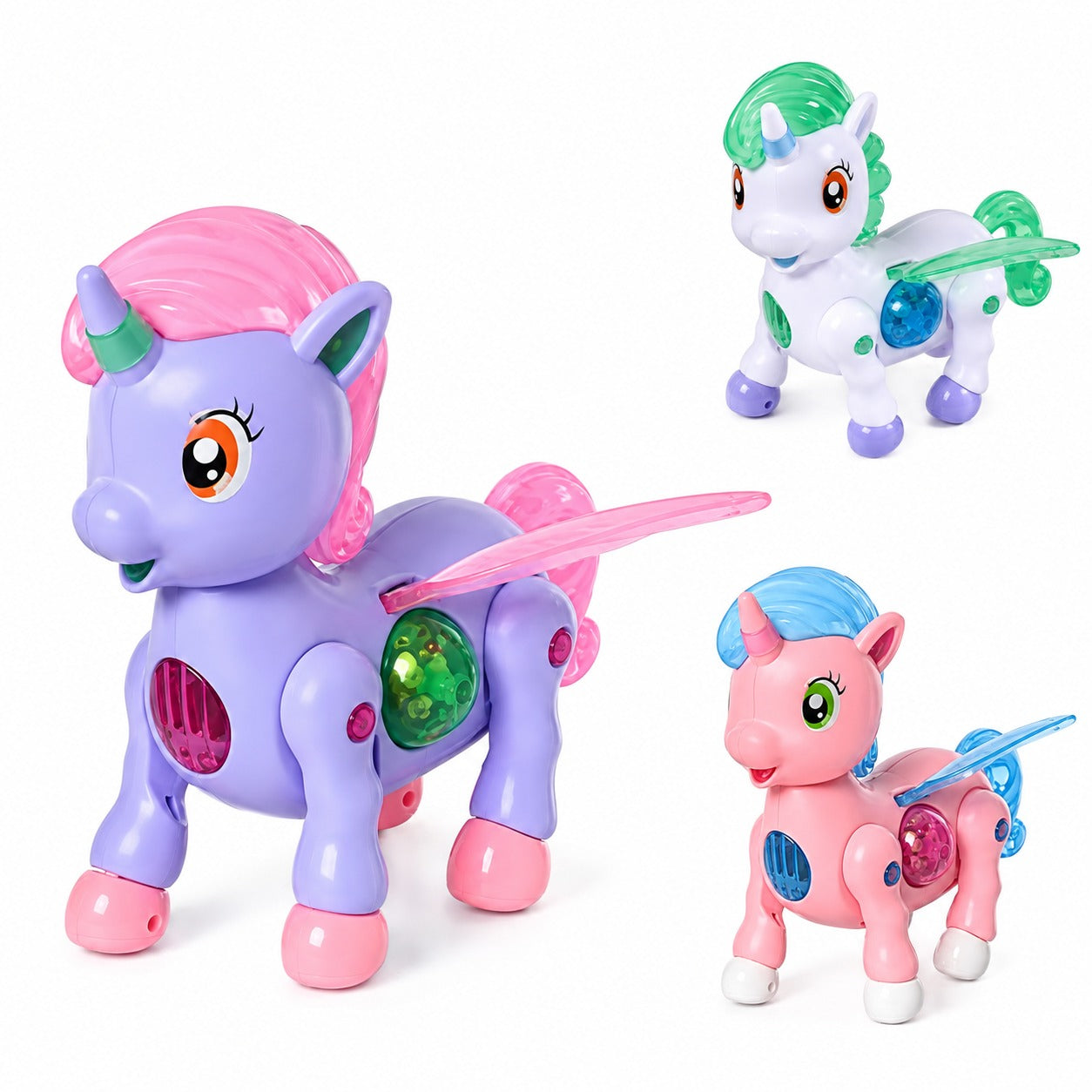Walking Unicorn Musical Light-Up Toy