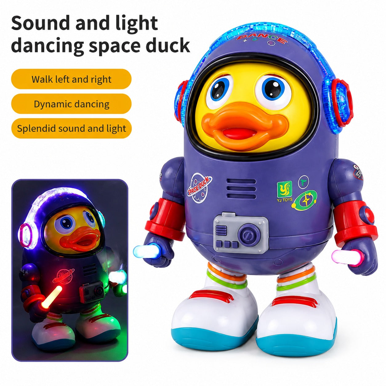 Dancing Space Duck Toy