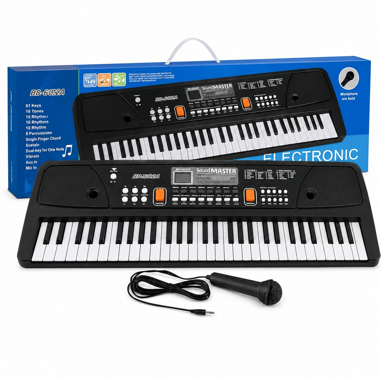 Kids Piano Keyboard with Microphone 37 Keys