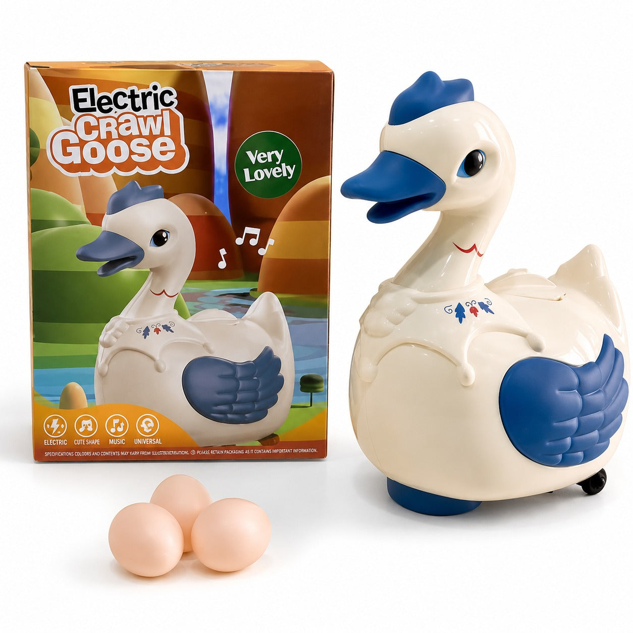 Egg-Laying Duck Toy