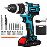 21V Cordless Drill & Screwdriver Set