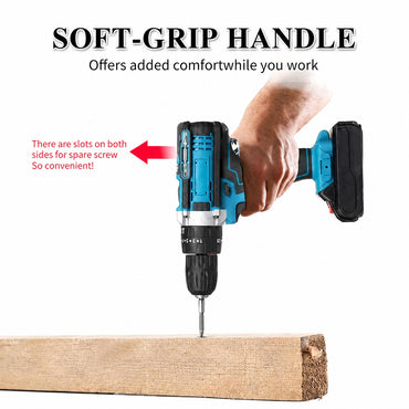 21V Cordless Drill & Screwdriver Set