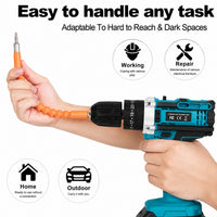 21V Cordless Drill & Screwdriver Set
