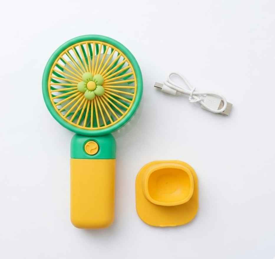 Cute Flower Mini Handheld Fan
