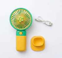 Cute Flower Mini Handheld Fan