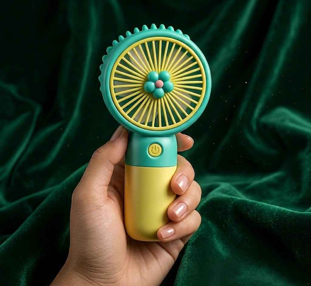 Cute Flower Mini Handheld Fan