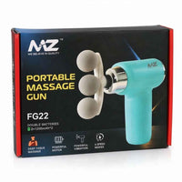 Massage Gun FG22 Portable Deep Tissue Body Massager – 9 Interchangeable Heads, 6 Speed Levels, Digital Display & Type-C Rechargeable Battery