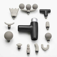 Massage Gun FG22 Portable Deep Tissue Body Massager – 9 Interchangeable Heads, 6 Speed Levels, Digital Display & Type-C Rechargeable Battery