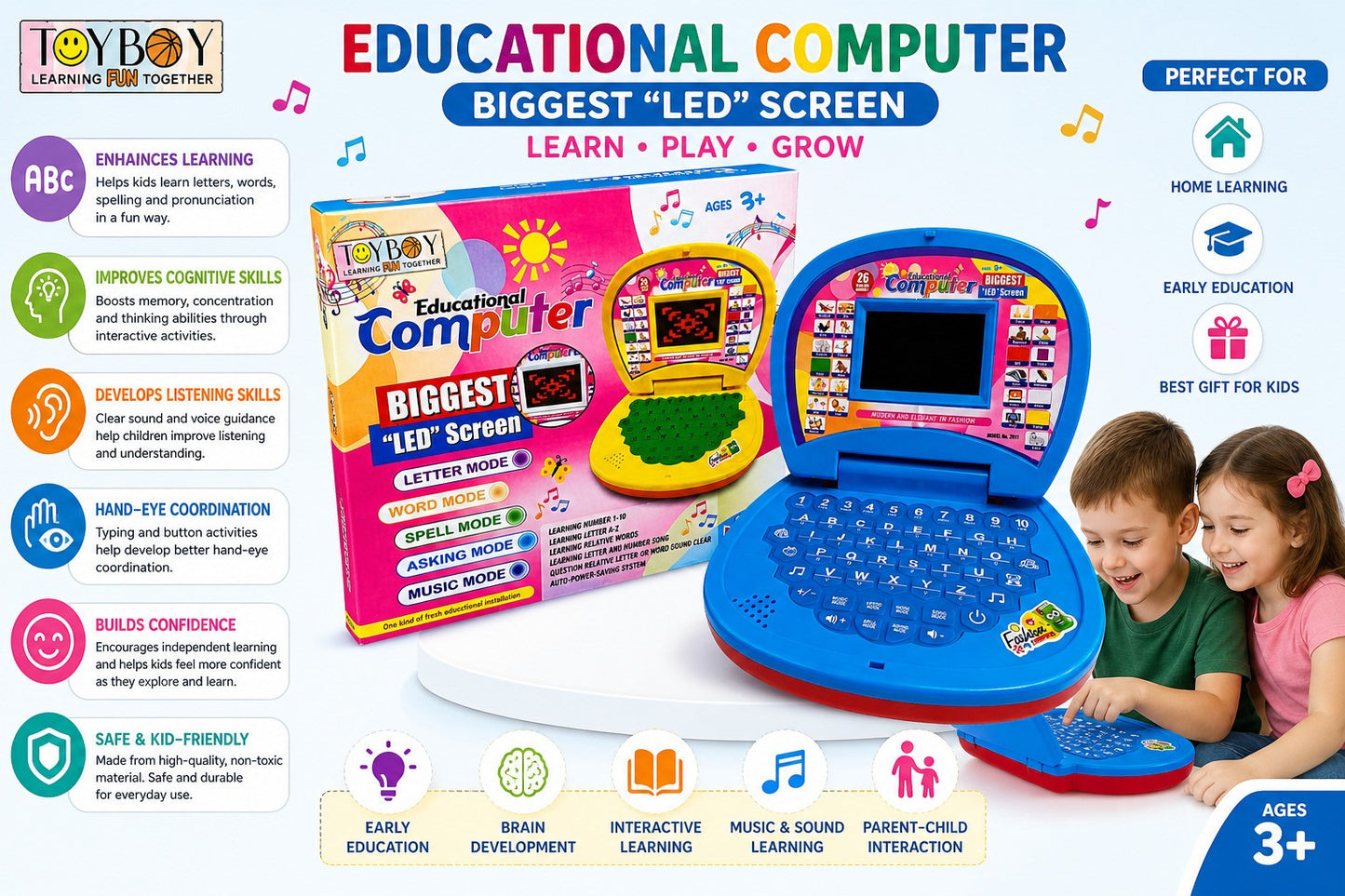 Kids Learning Laptop Toy
