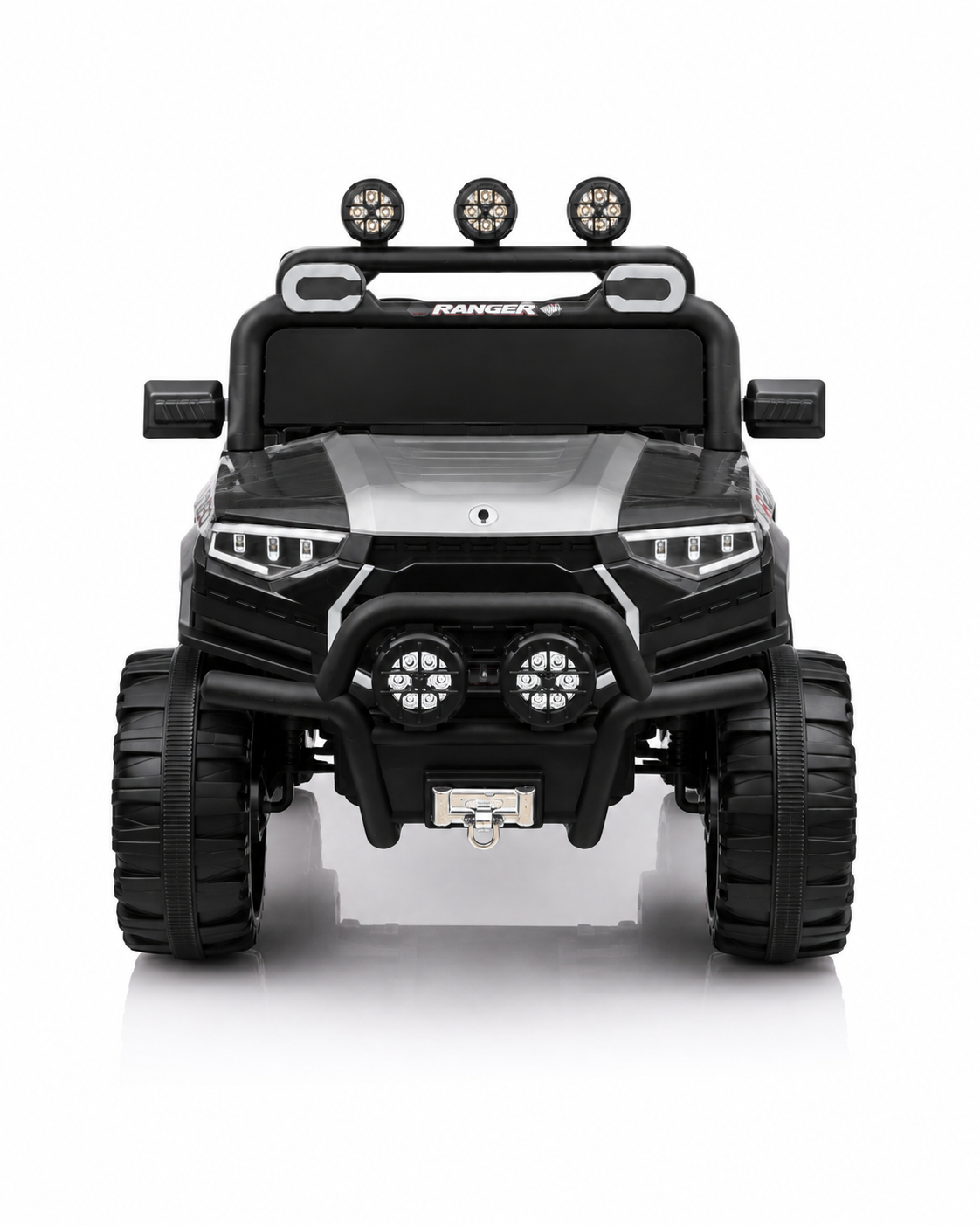 Kids Electric Ride-On SUV Car KAB-J2100 12V 4×4 – Two-Seater with Parental Remote, Bluetooth Music, LED Lights & USB/Aux for Kids 3–8 Years