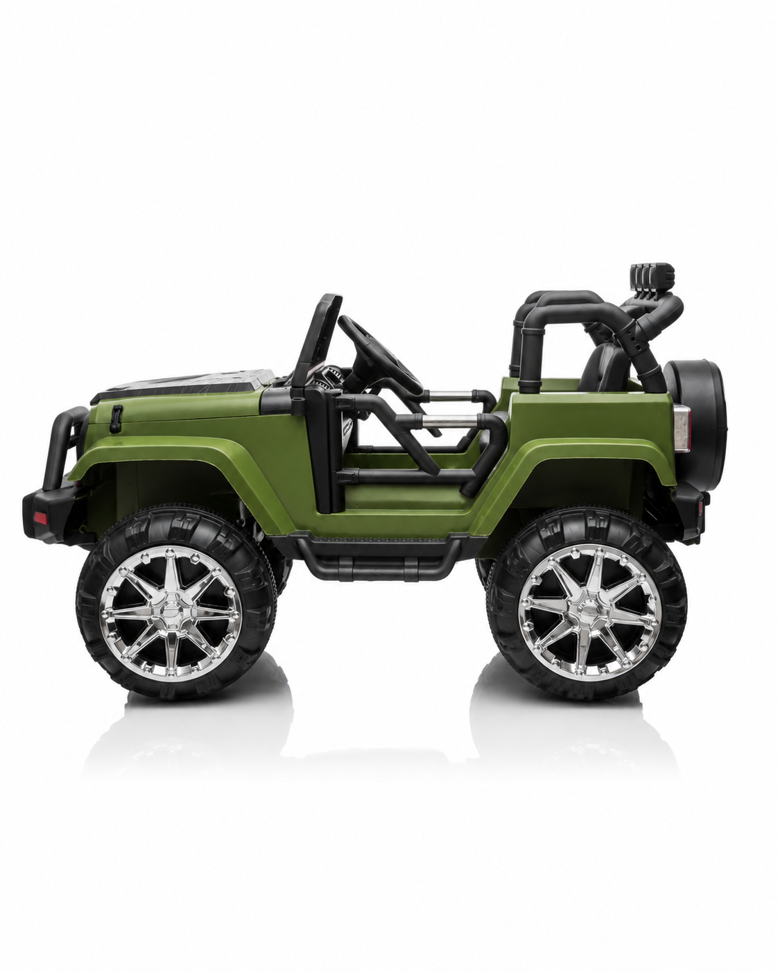 Kids Electric Ride-On 4x4 SUV (FUN-009) – Rechargeable Off-Road Car with Manual & Remote Control, LED Lights & Magnetic Doors