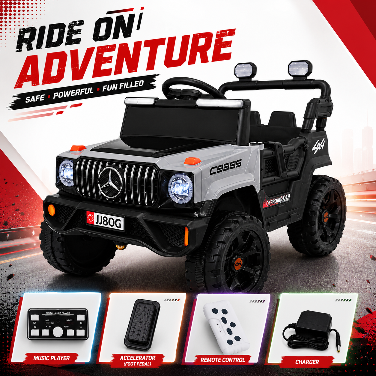 Kids Ride-On Jeep