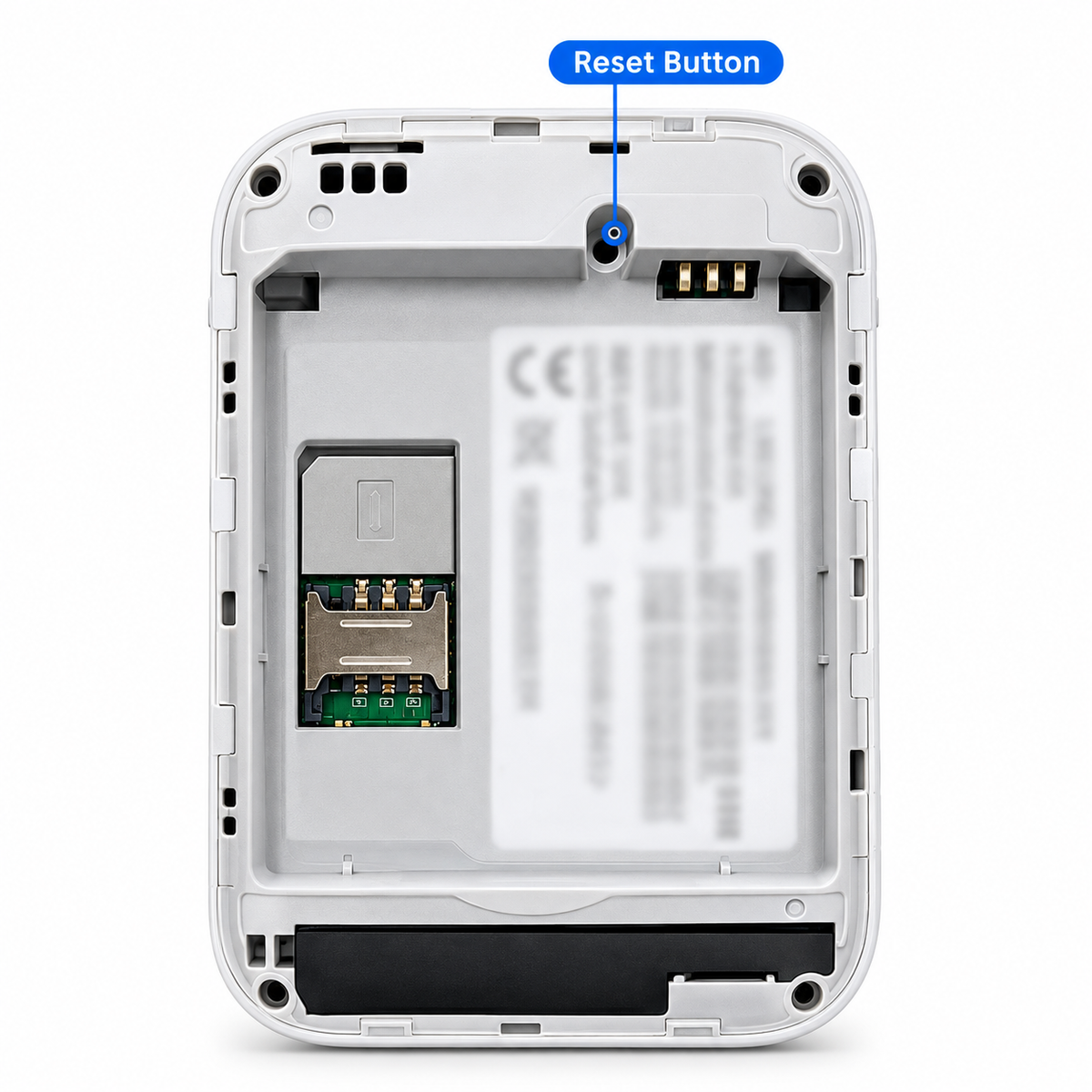 4G Pocket WiFi Router with SIM Slot | 5G SIM Supported – Carry-Anywhere All SIM Hotspot with Colour Screen, 3000mAh Battery & Up to 150Mbps for Travel, Laptop & Work From Home (White)