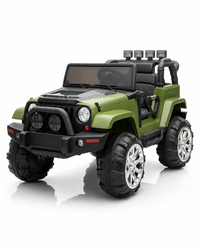 Kids Electric Ride-On 4x4 SUV (FUN-009) – Rechargeable Off-Road Car with Manual & Remote Control, LED Lights & Magnetic Doors