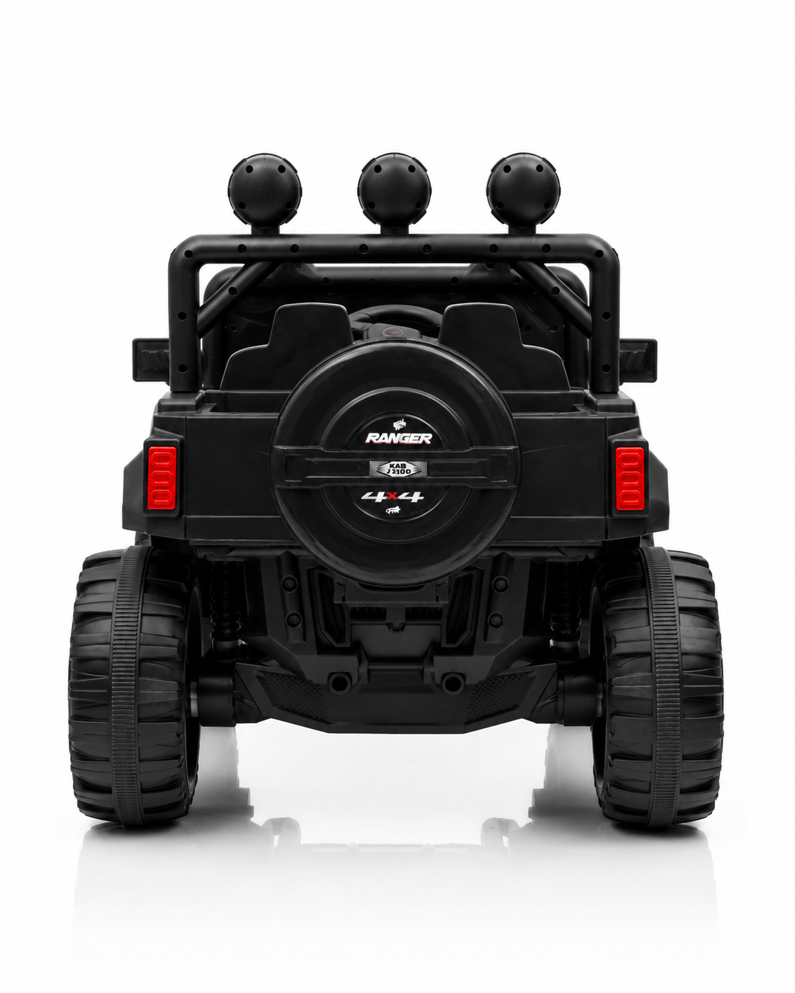 Kids Electric Ride-On SUV Car KAB-J2100 12V 4×4 – Two-Seater with Parental Remote, Bluetooth Music, LED Lights & USB/Aux for Kids 3–8 Years