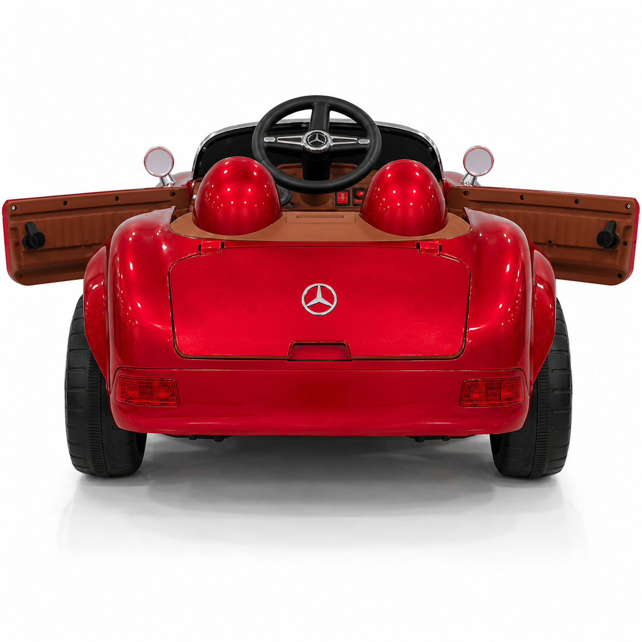 Vintage-Style Kids Ride-On Sports Car with Parental Remote