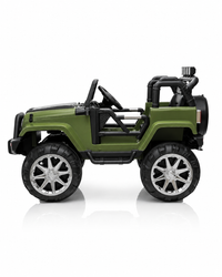 Kids Electric Ride-On 4x4 SUV (FUN-009) – Rechargeable Off-Road Car with Manual & Remote Control, LED Lights & Magnetic Doors