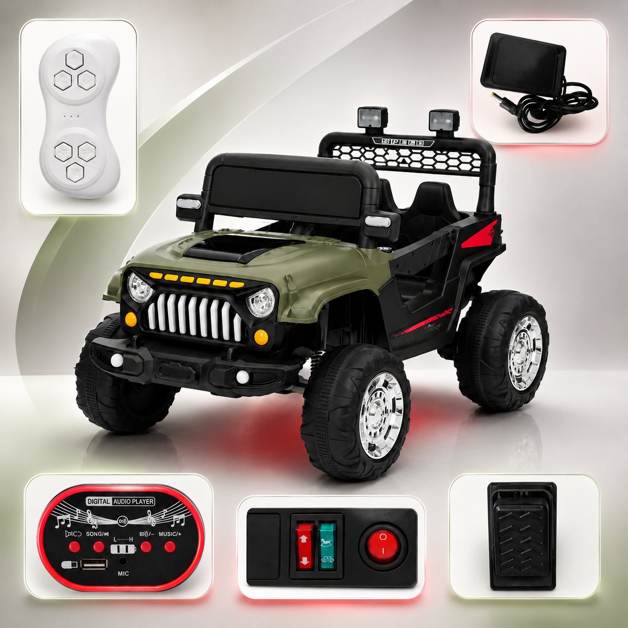 Kids Ride-On Jeep FUN-016-528 4×4