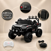 Kids Electric Ride-On SUV Car KAB-J2100 12V 4×4 – Two-Seater with Parental Remote, Bluetooth Music, LED Lights & USB/Aux for Kids 3–8 Years
