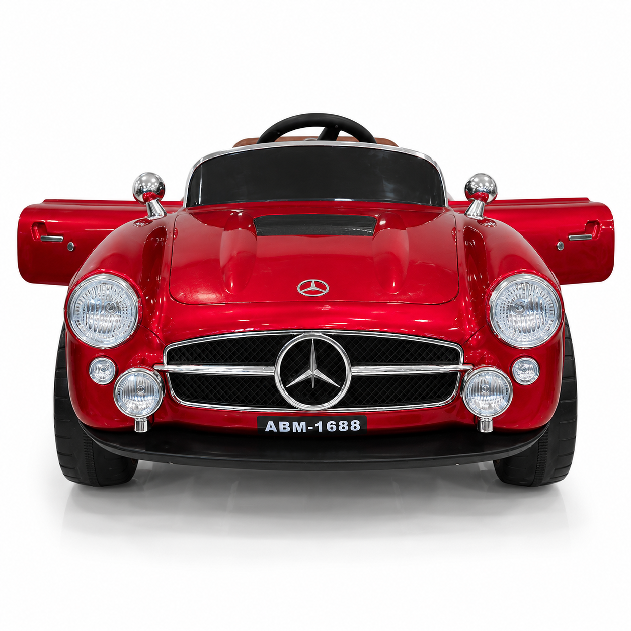 Vintage-Style Kids Ride-On Sports Car with Parental Remote