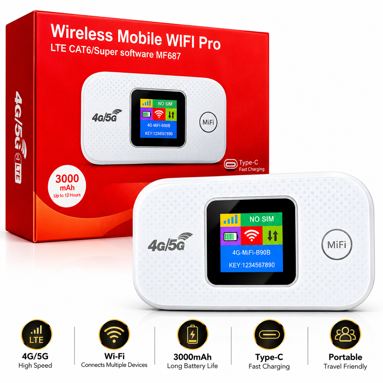 4G Pocket WiFi Router