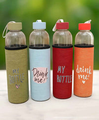 Glass Water Bottle 750ml