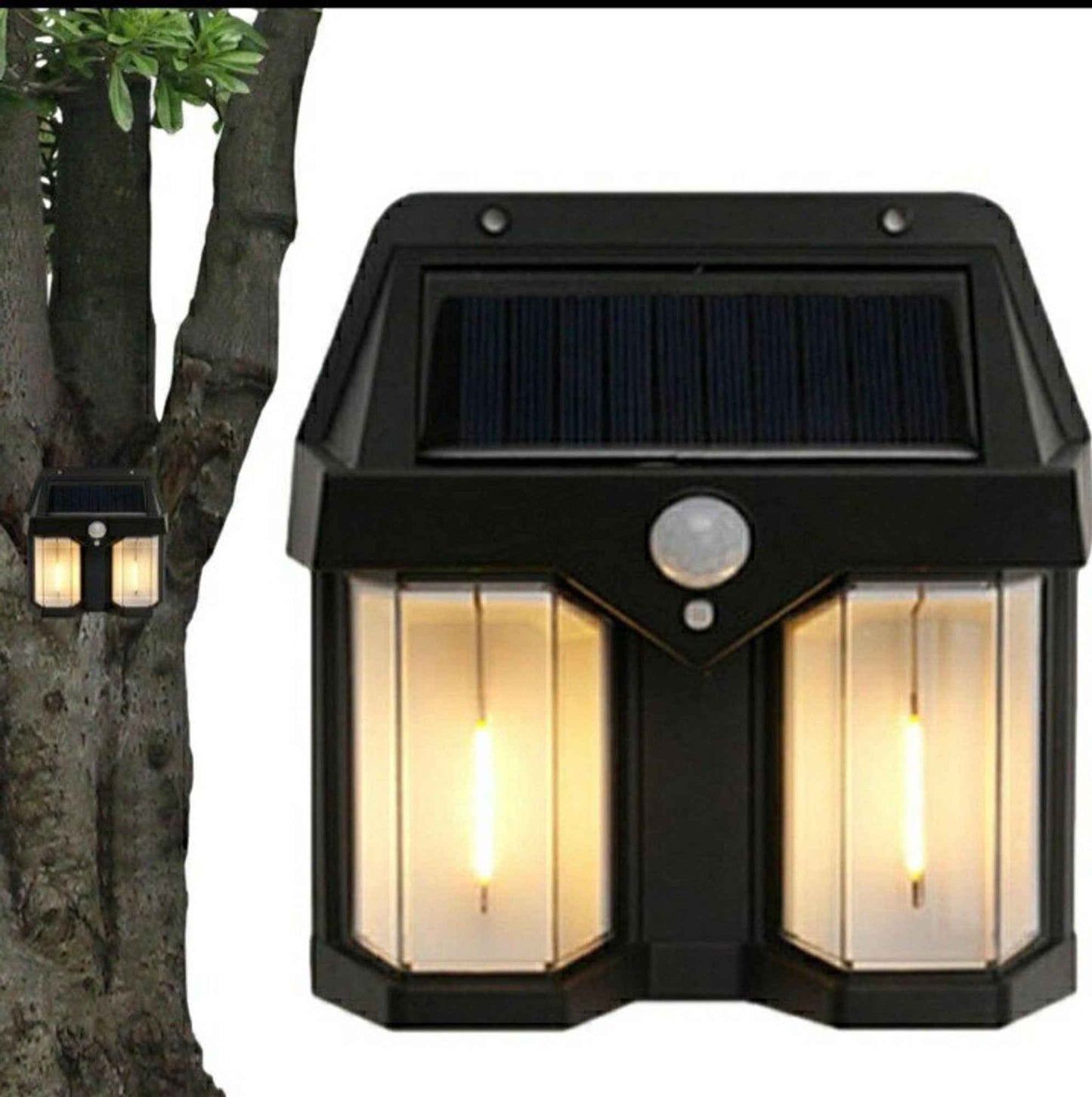 Title: Solar Wall Lamp MZ M994 – Motion Sensor Dual LED Outdoor Light, Wire-Free & Weatherproof with Dusk-to-Dawn Charging