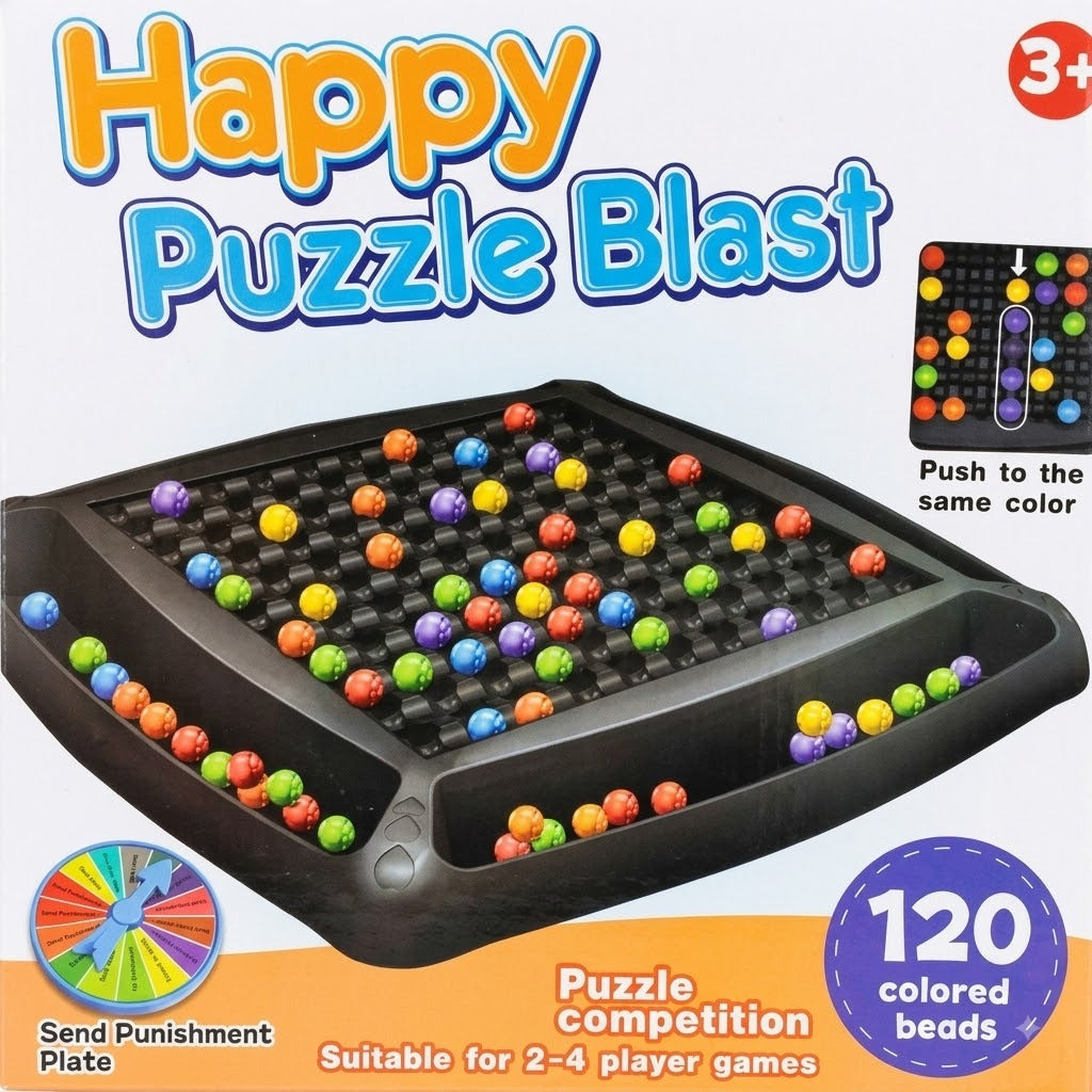 Rainbow Beads Color-Matching Puzzle Game