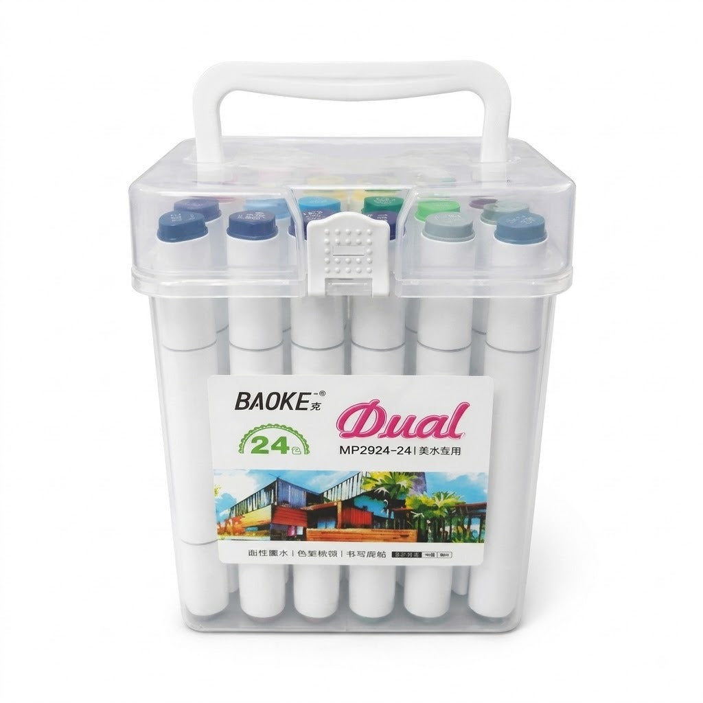 Twin-Tip Markers Set of 24 Colours