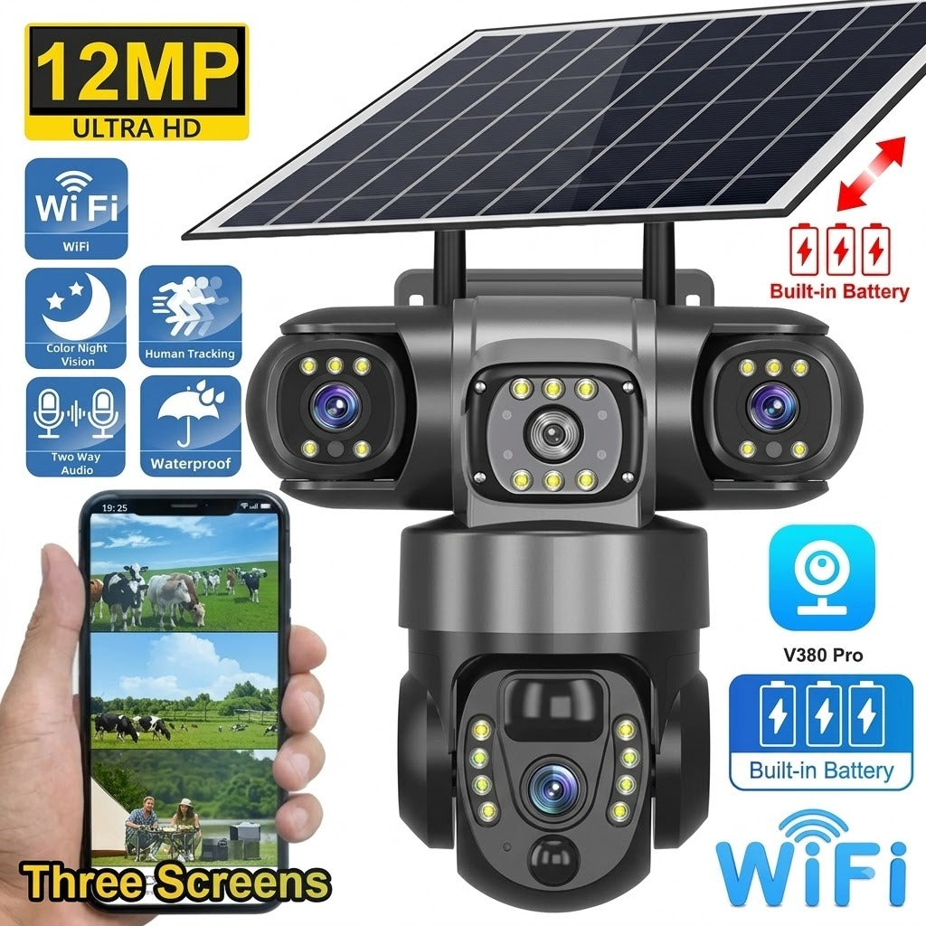 Solar Outdoor CCTV Camera