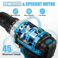 21V Cordless Drill & Screwdriver Set