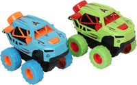 Cobbler Car Alloy Material For Kids – Friction Powered Monster Truck Toy with Big Off-Road Wheels & Push and Go Action, No Batteries Needed for Kids 3+