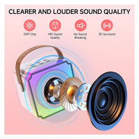 Bluetooth Speaker with Karaoke Mic