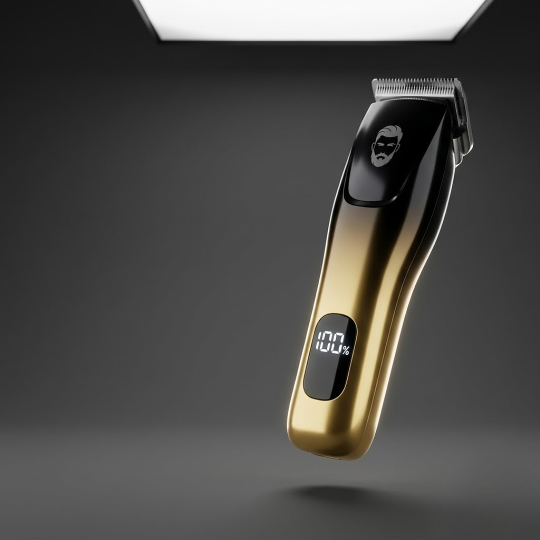 KEMEII Cordless Hair Clipper Gold & Black Edition