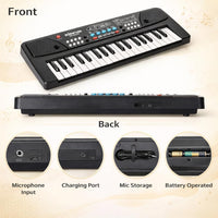 Kids Piano Keyboard with Microphone 37 Keys
