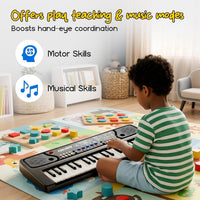 Kids Piano Keyboard with Microphone 37 Keys