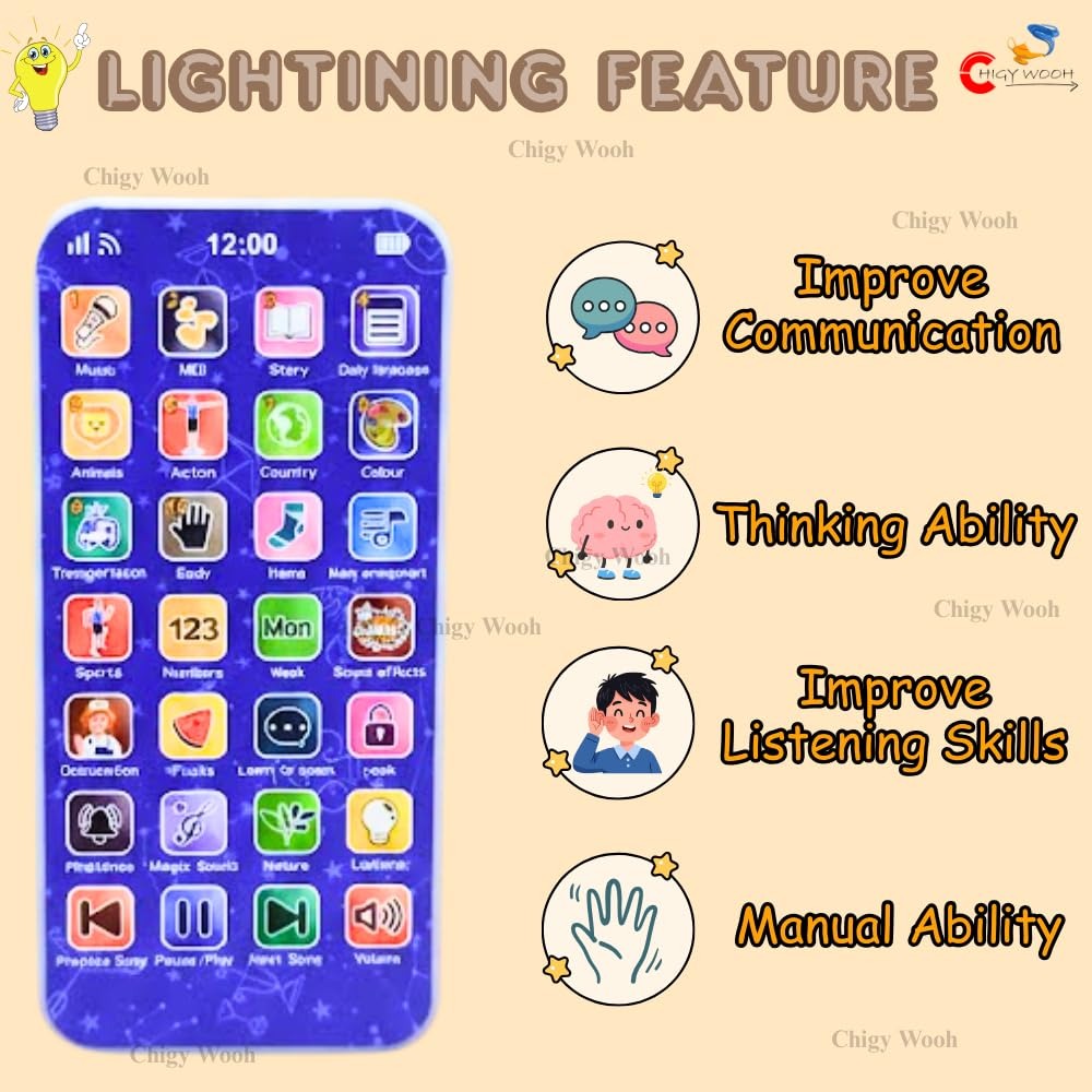 Kids Smart Phone Educational Learning Toy