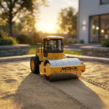 MOKA R25R Kids Remote Control Road Roller Toy