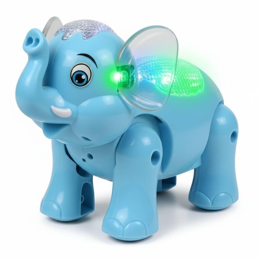 Musical Crawling Elephant Baby Toy