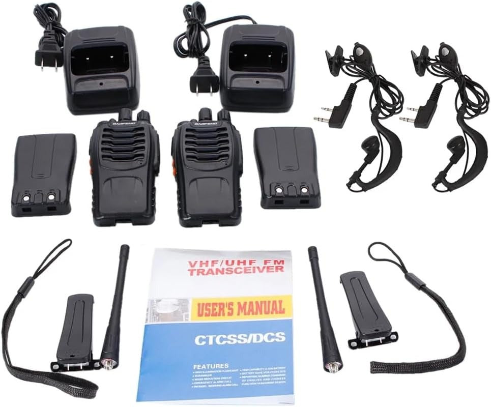 Portable Handheld Two-Way Radio Walkie Talkie