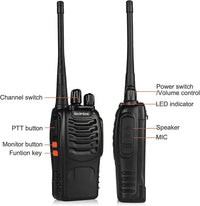 Portable Handheld Two-Way Radio Walkie Talkie