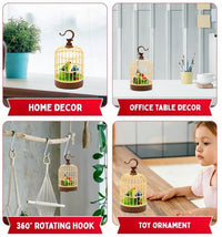 Preety Bird Singing Bird Cage Toy