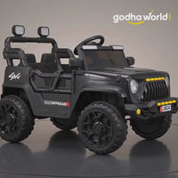 4×4 JOJO-80A Kids Electric Ride-On Jeep – Battery Car with Parental Remote, RGB LED Lights & Music for Kids 2–6 Years