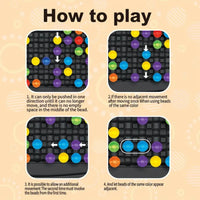 Rainbow Beads Color-Matching Puzzle Game