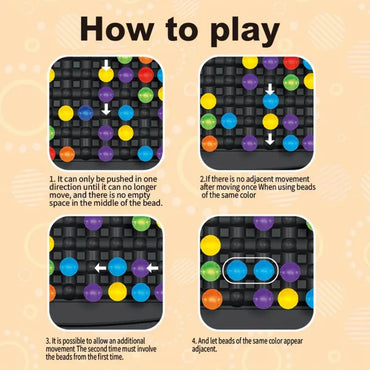Rainbow Beads Color-Matching Puzzle Game
