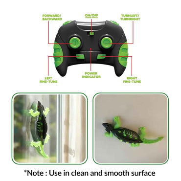 Remote Control Wall Climbing Gecko Toy